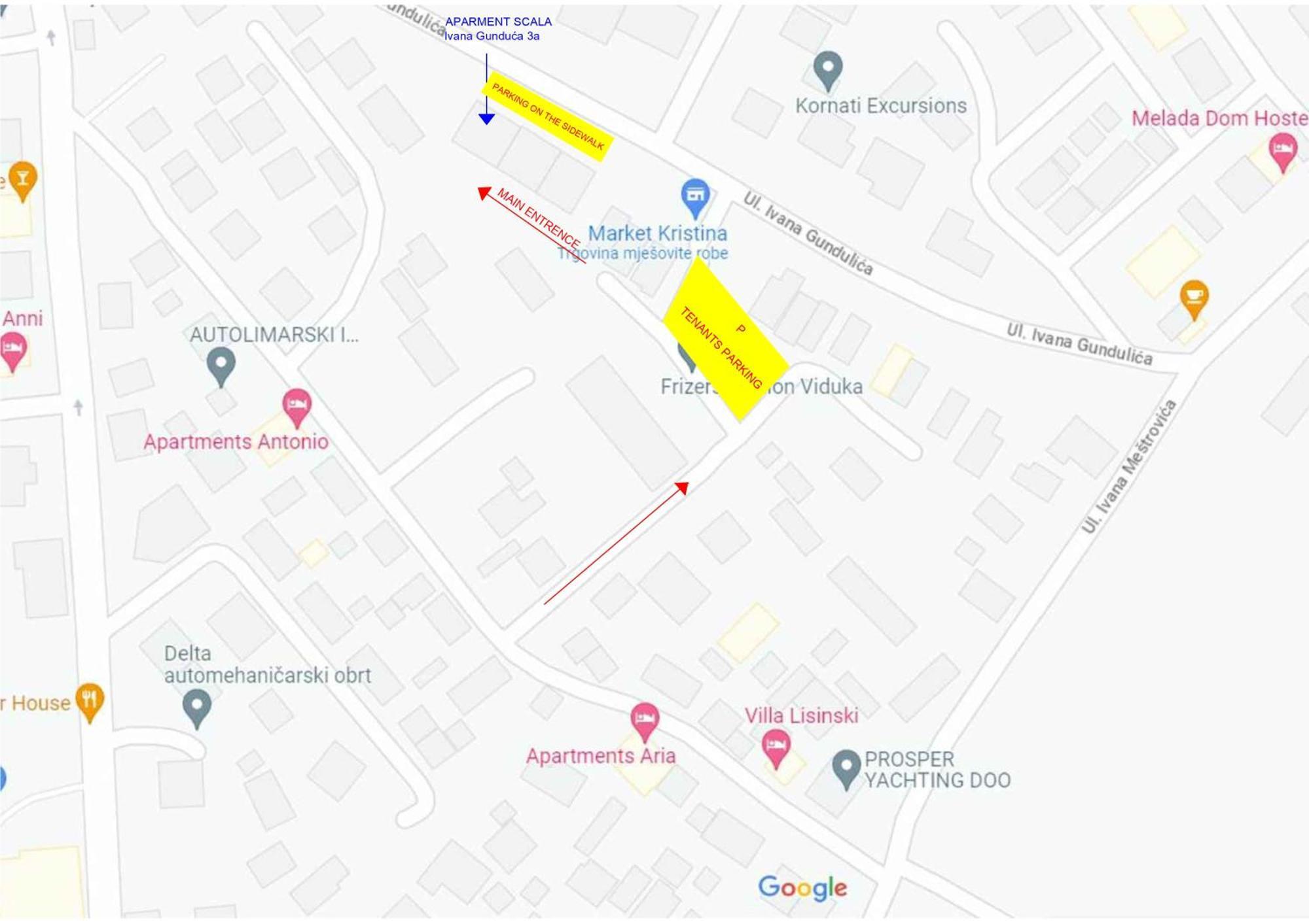 Apartman Scala Zadar Dış mekan fotoğraf
